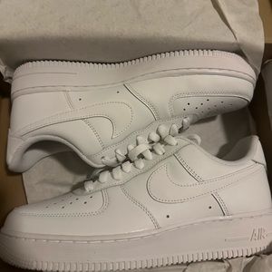 White Air Force 1. I got the wrong size and only wore them once.